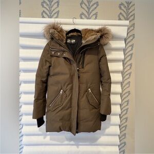 Mackage Marla Fox Fur-Trimmed Hooded Coat